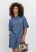 SELECTED WOMEN Slfjanna Oversize 2/4 Polo Shirt Dames - Jurken - Blauw - Maat 34