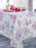 Calitex Peonia Wax-tafelkleed, rond, 140 cm, meerkleurig