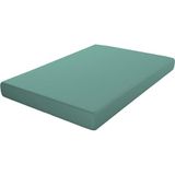 ECOMMERC3 Hoeslaken, extra zacht en comfortabel, voor bedden van 120 cm, aquamarijn, gemaakt in Spanje, verstelbaar, gemakkelijk te wassen en duurzaam