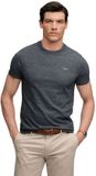 Superdry Essential Gestapeld Logo Geborduurde T-shirt Heren XXL Eclipse marineblauw/Grijze strepen/Grijs