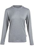 ELITE LAB Dames Trainingsshirt Lange Mouw Grijs Polyester/Elastaan S