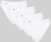 Sloggi Women Basic Tai - dames tai slip (4-Pack) - wit