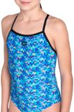 Arena G Pooltiles Swimsuit Lightdrop Back L Black-Blue Multi