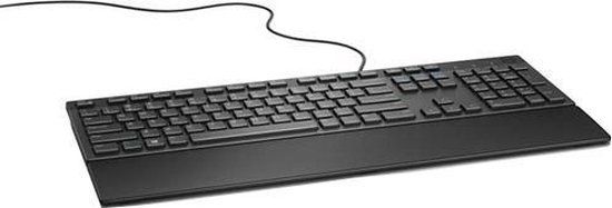 Dell 580-ADGS Keyboard - Black - Spanish QWERTY - USB - Wired