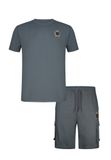 SikSilk Huispak goudgeel / basaltgrijs / zwart