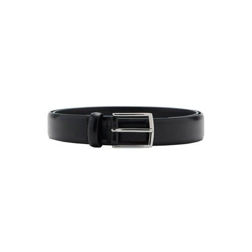 Mango Man leren riem zwart