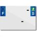 Top Plaq PVC nummerplaatstrip met bedrijfsnaam