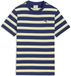 Puma Ess Elevated Striped T-shirt Met Korte Mouwen Blauw 9-10 Years Kinderen