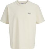 Jack & Jones T-shirt Jjedover Graphic Tee Ss Crew Neck S 12288005 Antique White Mannen Maat - XXL