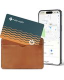 NOVOO Locatie van artikelen Air Tag 1,6 mm, dun, 6 jaar, tracker, kaart compatibel met app lokaliseren (alleen iOS), Bluetooth tracker voor portemonnee, bagagelabel, paspoort