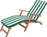 Pillowprim Coussin pour chaise longue "IRIS" - 180x47cm - résistant aux UV, avec fixation, pour chaise longue et chaise de plage