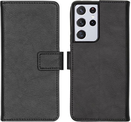 imoshion Luxe Bookcase voor de Samsung Galaxy S21 Ultra - Zwart