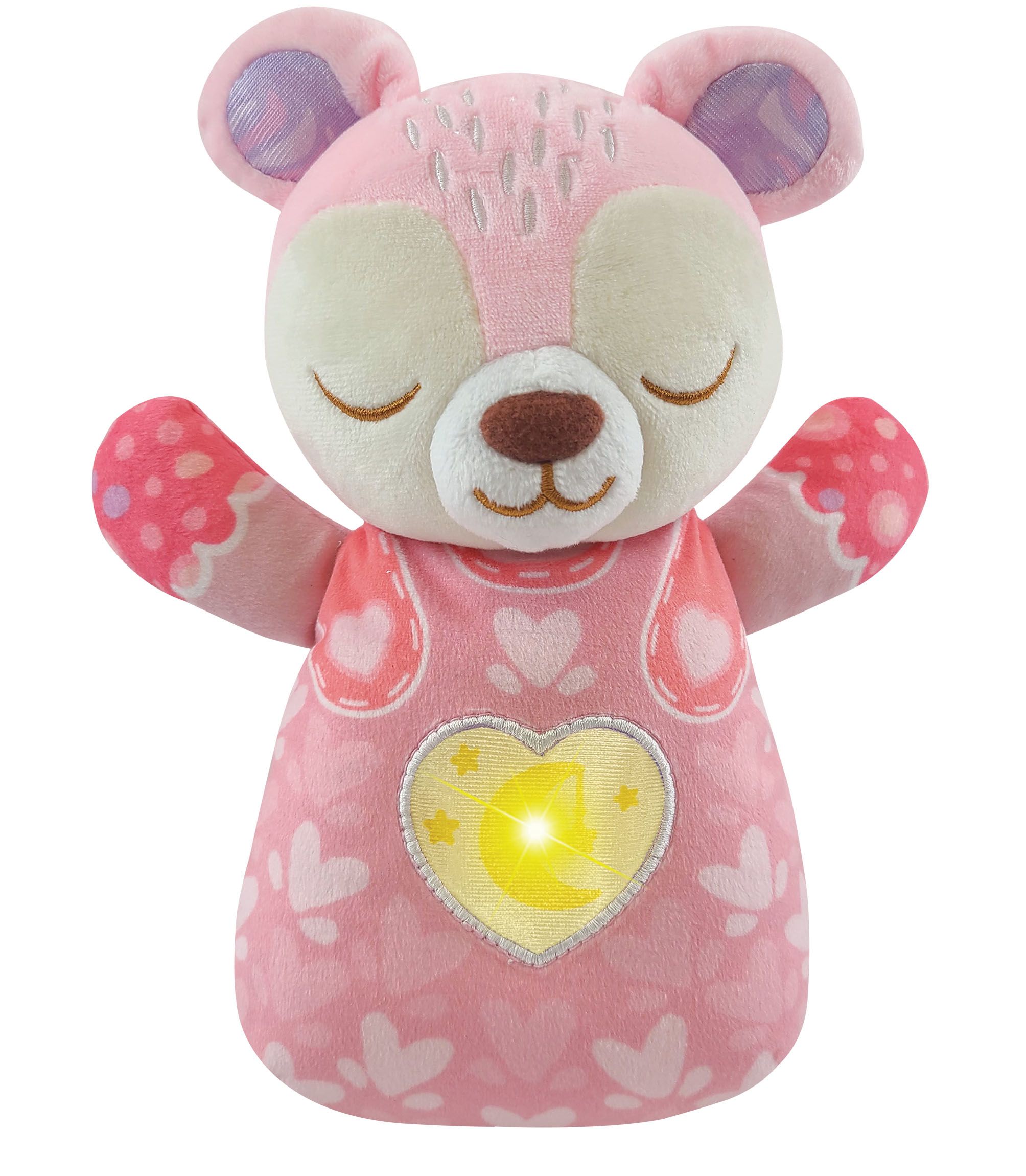 VTech Baby Dromenland Beertje Roze - Interactieve Knuffel - 1 tot 3 Jaar