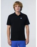 North Sails Basic Korte Mouw Poloshirt Zwart M Man