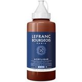 Lefranc Bourgeois Series 1 481 - Verf - acrylverf - gebrande sienna - ondoorzichtig - dun - 750 ml