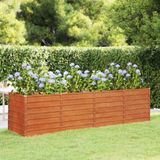 Maison Exclusive - Jardinière surélevée, couleur rouille, 320x80x77 cm, version acier Corten