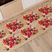 PETTI Artigiani Italiani - Keukentapijt, loper voor de keuken, antislip en wasbaar, 52 x 340 cm, aardbeienmotief, 100% Made in Italy