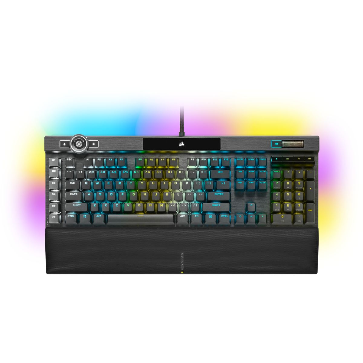 Corsair K100 RGB Optical-Mechanical Gaming Keyboard - QWERTZ - German - Black