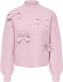 Only Trui Onllisa Ls Bow Pullover Knt Noos 15366920 Pink Lady Dames Maat - S