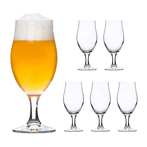 Bormioli Rocco Executive Bierglazen - Set van 6 - Helder