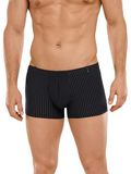 SCHIESSER Long Life Soft boxer (1-pack) - heren short blauwzwarte strepen