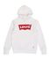 Levi's Lvb Batwing-sweatshirt met capuchon en capuchon voor jongens (pak van 1), Wit.
