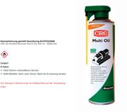 CRC Multifunctionele olie MULTI OIL 500 ml 32605-AA