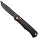 Böker Plus Rusticus Medium All Black 01BP0042, Blackwashed 420 Stainless Steel, Ebony Wood couteau de poche
