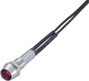 Sedeco 732481 Lampe témoin standard avec lampe Rouge