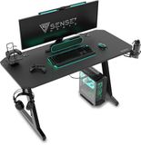 SENSE7 Nomad Classic - Gaming Bureau - 100x50 cm - Zwart