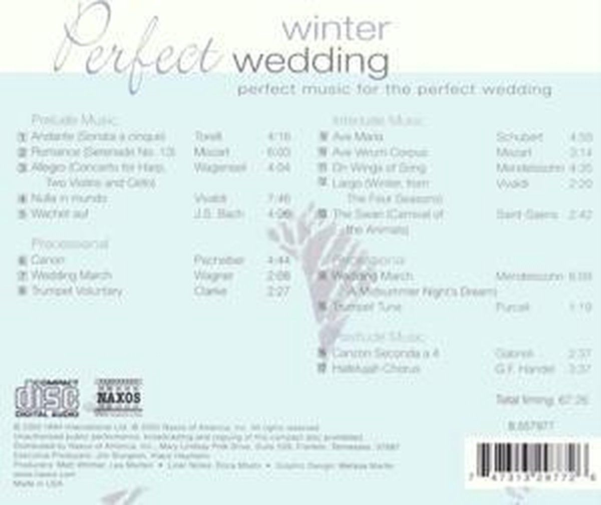 OUTHERE Perfect Winter Wedding - Muziek - 0747313297726