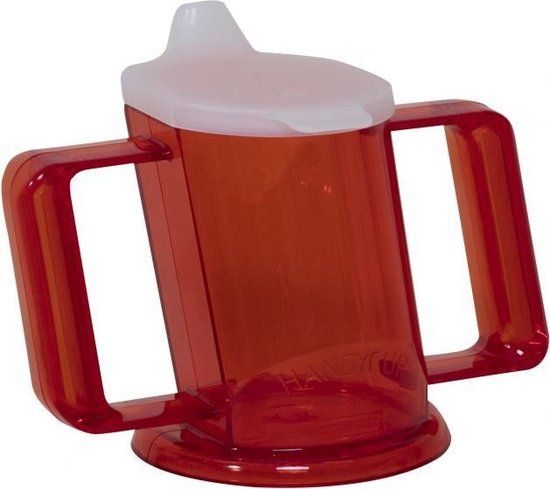 Almepro Handycup Drinkbeker met Deksel - Rood