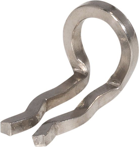 Elvedes Clips voor bevest.bout Shim. schijfremblokjes (p/10) - Zilver