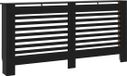 vidaXL Radiatorombouw 172x19x81 cm MDF zwart