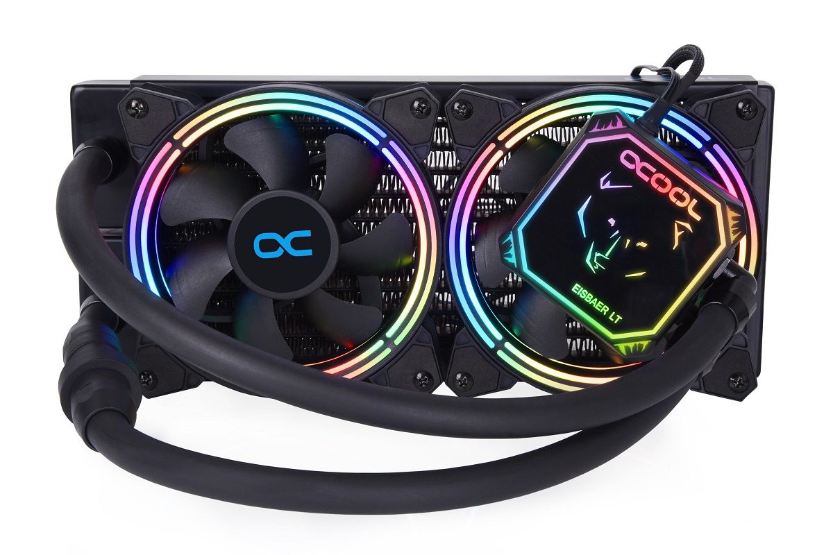 AlphaCool Eisbaer Aurora LT240 - Koelsysteem voor computers - Zwart
