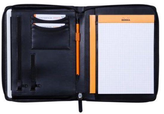 Rhodia Conferentiemap - Kunstleer - A5 - Zwart