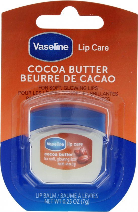 Vaseline Lip Therapy Cocoa Butter Lip Balm 7g - Mini Pot