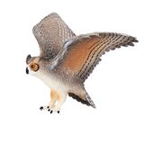 Mojo Fun Great Horned Owl Toy Figure