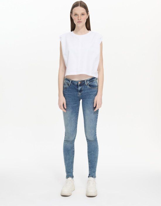 LTB Jeans Nicole Dames Skinny Jean - Lichtblauw - Yule Wash - W29/L32