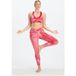 Fabletics Crushed Velour Crossover Legging Strawberry Red Taille: XXL SHORT