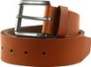 BOSS Leren Riem Joris Cognac Lichtbruin