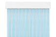 MercuryTextil P69 Deurgordijn PVC 210 x 90 cm transparant + blauwe draad