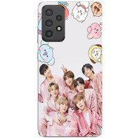 Maniacase Coque Pour Samsung Galaxy A72 Kpop BTS Rose