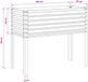 vidaXL Plantenbak licht bruin 100 x 45 x 90 cm gegalvaniseerd staal