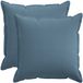 vidaXL - Kussensloop - 2 stuks - Jeans Blauw - 60 x 60 cm