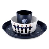 Inter Tafelaccessoires voor kinderen, set Pappa dell'Inter, collectie tafelvoetbal voor kinderen, officieel product