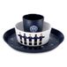 Inter Tafelaccessoires voor kinderen, set Pappa dell'Inter, collectie tafelvoetbal voor kinderen, officieel product