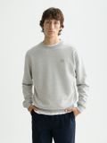 Scotch & Soda CORE - LOGO SWEATSHIRT Heren Trui - Grey Melange - Maat M