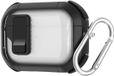 Coverzs TPU Rugged case met lock geschikt voor AirPods 3 - Zwart