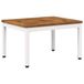 vidaXL Salontafel Natuurlijk en Wit 49 x 60,5 x 36 cm